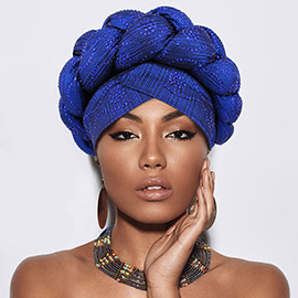 Bling Braided Turban Hat