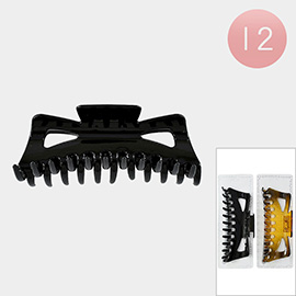 12PCS - Resin Hair Claw Clips
