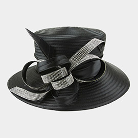 Bling Bow Dressy Hat
