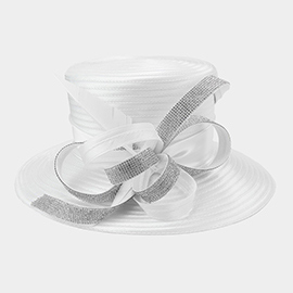 Bling Bow Dressy Hat
