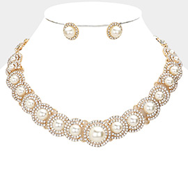 Pearl Accented Evening Necklace
