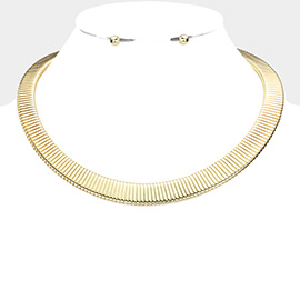 Metal Collar Necklace