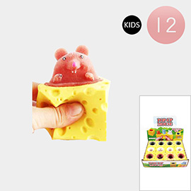 12PCS - Pop Up Mouse Squeeze Kids Toys