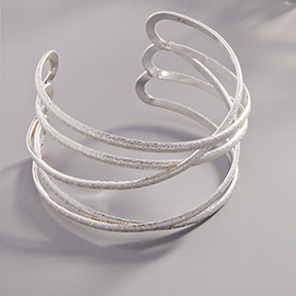 Crisscross Metal Cuff Bracelet