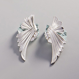 Metal Angel Wing Earrings