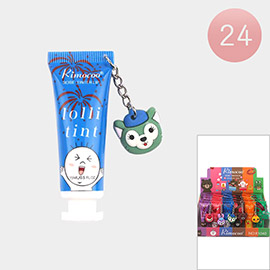 24PCS - Animal Pointed 2 In 1 Lips and Cheeks Tints