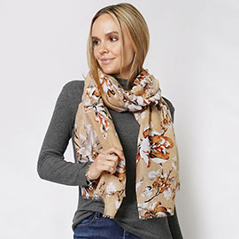 Flower Printed Scarf