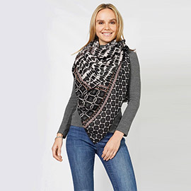 Abstract Patterned Scarf