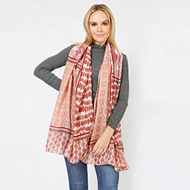 Abstract Patterned Scarf