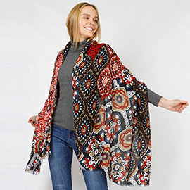 Abstract Patterned Scarf