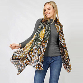 Abstract Patterned Scarf