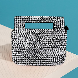 Studded Micro Mini Tote / Crossbody Bag