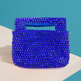 Studded Micro Mini Tote / Crossbody Bag