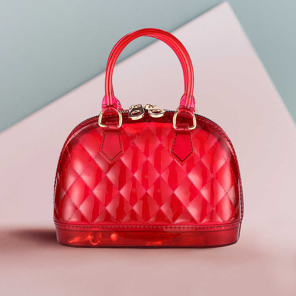 Solid Jelly Mini Tote / Crossbody Bag