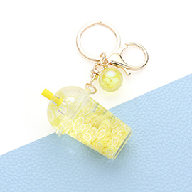 Fruit Juice Drink Mini Cup Keychain