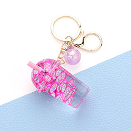 Fruit Juice Drink Mini Cup Keychain