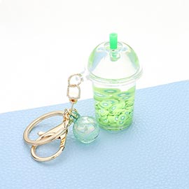 Fruit Juice Drink Mini Cup Keychain