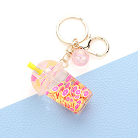 Fruit Juice Drink Mini Cup Keychain