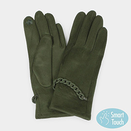 Chain Pointed Touch Smart Gloves