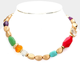 Multi Beaded Necklace