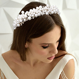 Pearl Cluster Headpiece