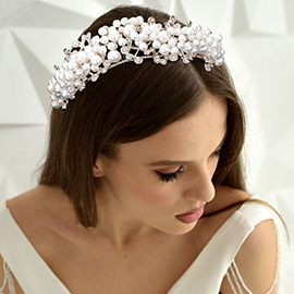 Pearl Cluster Headpiece