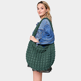 Quilted Puffer Shoulder / Crossbody Bag Cloud Bag