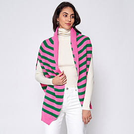 Bold Striped Shawl