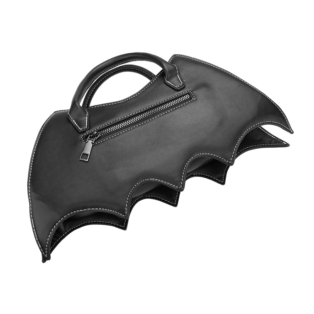 Cobweb Detailed Bat Tote / Crossbody Bag