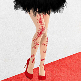 Scar Halloween Costume Tights