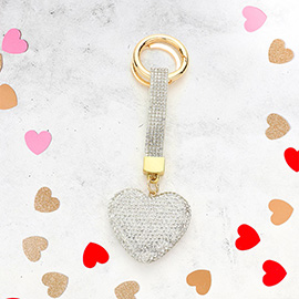 Bling Heart Keychain