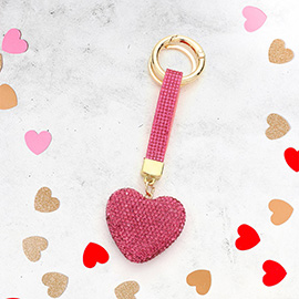 Bling Heart Keychain