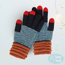 Colorful Knit Touch Smart Gloves
