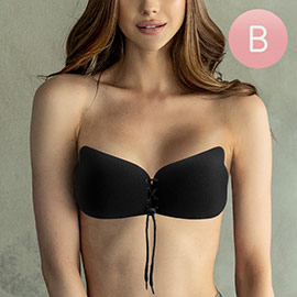 B Cup Strapless Adhesive Corset Push Bra