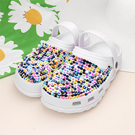 Bling Solid Rubber Sandals