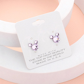 Mouse Character Stud Earrings