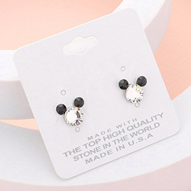 Mouse Character Stud Earrings
