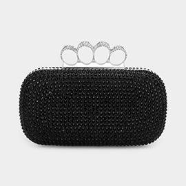 Bling Rectangle Evening Clutch / Crossbody Bag