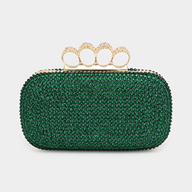 Bling Rectangle Evening Clutch / Crossbody Bag