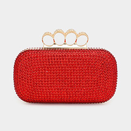 Bling Rectangle Evening Clutch / Crossbody Bag