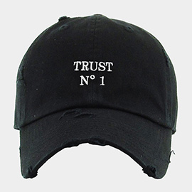Trust No1 Message Vintage Baseball Cap