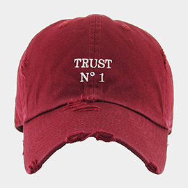 Trust No1 Message Vintage Baseball Cap