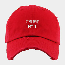 Trust No1 Message Vintage Baseball Cap