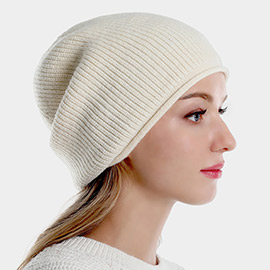 Solid Knit Beanie Hat