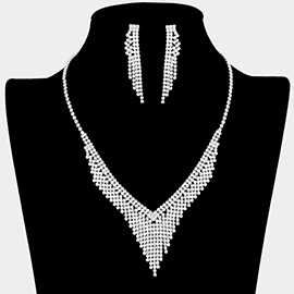 Rhinestone Pave Necklace