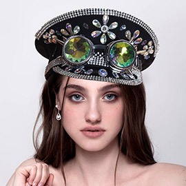 Flower Fisherman Goggle Hat