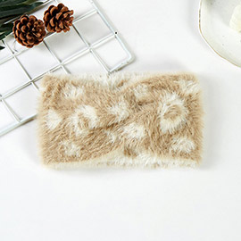 Patterned Faux Fur Earmuff Headband