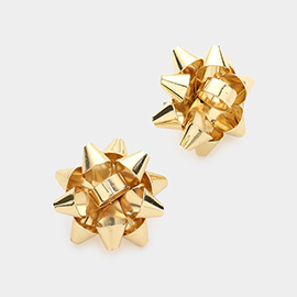 Christmas Gift Bow Stud Earrings