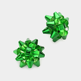 Christmas Gift Bow Stud Earrings