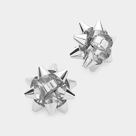Christmas Gift Bow Stud Earrings